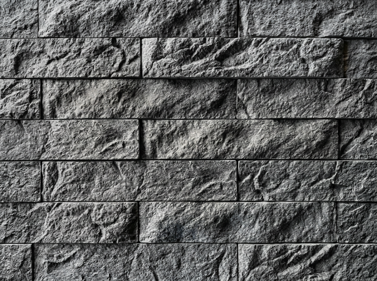 Textura Pedras Naturais em concreto arquitetônico
